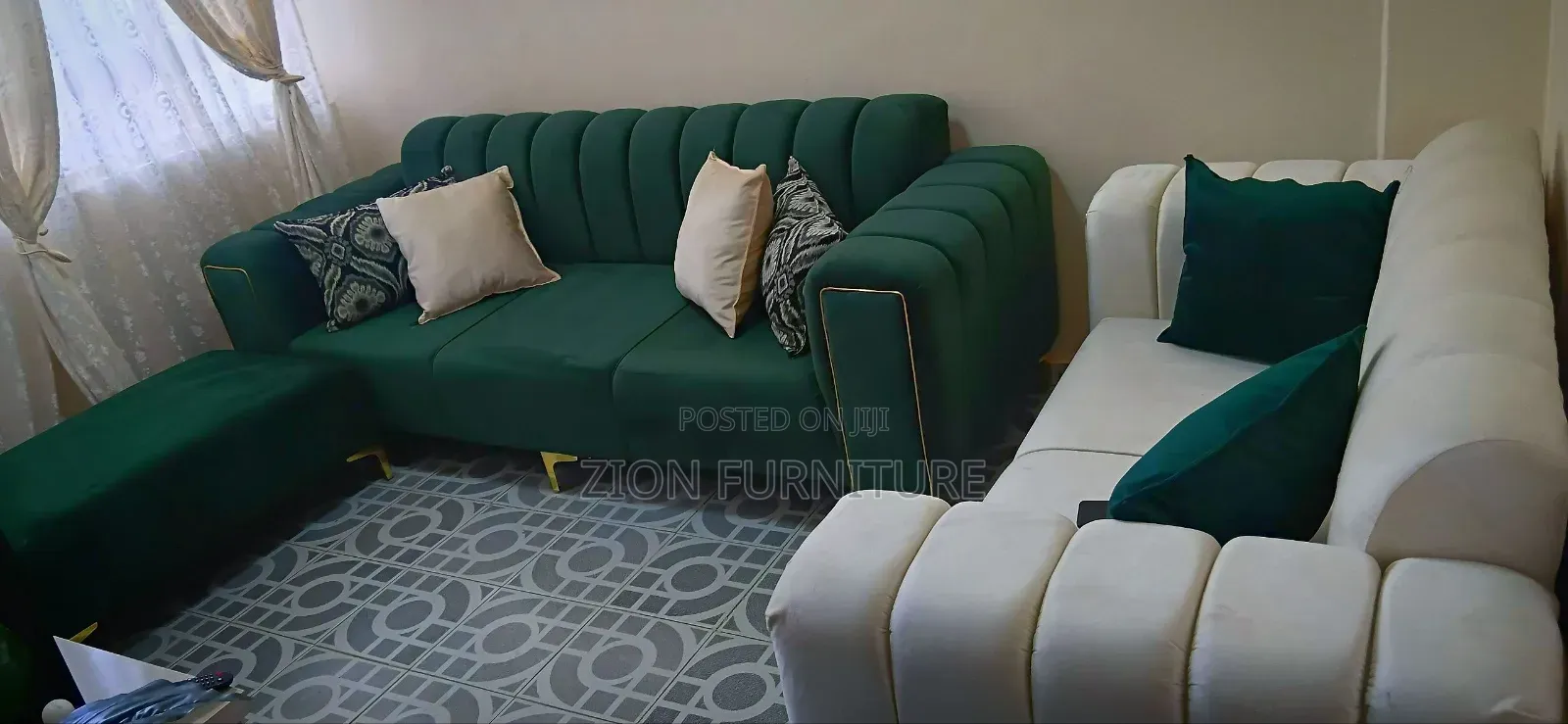 3+2 Seater Sofa With Extension