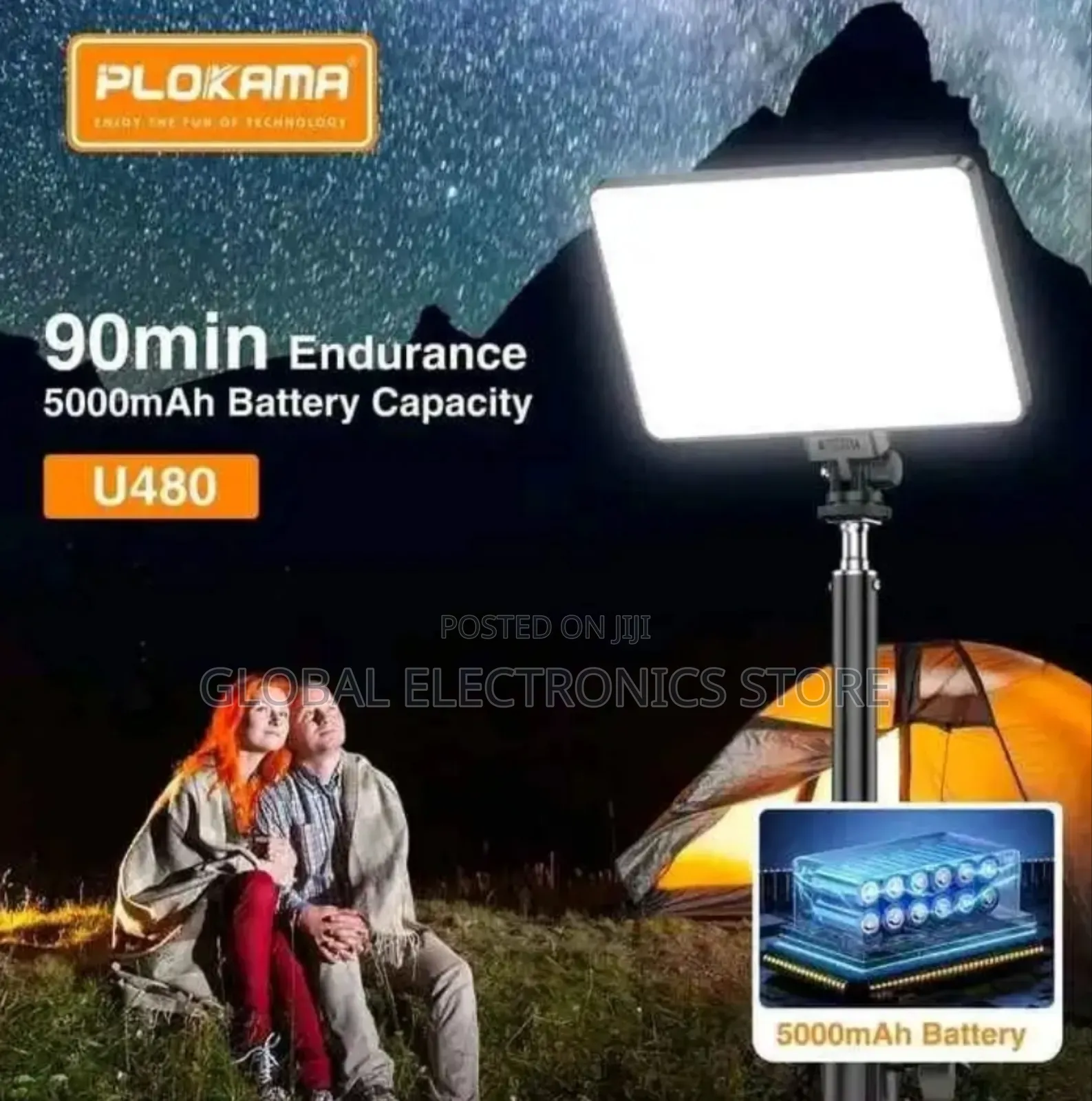 Plokama Rechargeble 20w Photography Flash Light