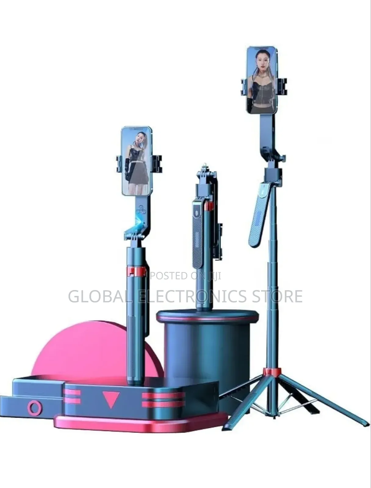 Auto Face Tracking Gimbal Tripod - 360° Rotating Smart Shooting Holder