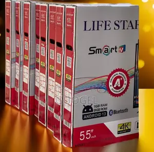 Life Star 55"Inch A+Panel Smart Tv