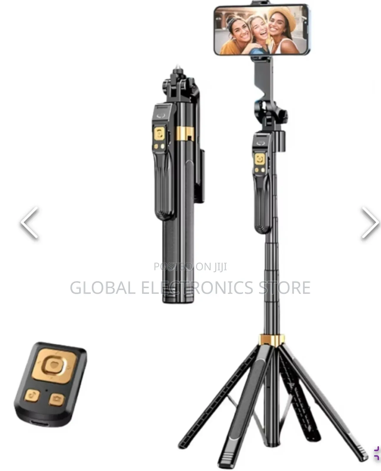 Auto Face Tracking Quadrangular Gimbal Tripod(Max 1.80 Meter)ለስልክ ለካሜራ
