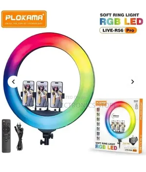 Plokama Live-R56 Pro Soft Ring Light (560mm - RGB - Remote Control)