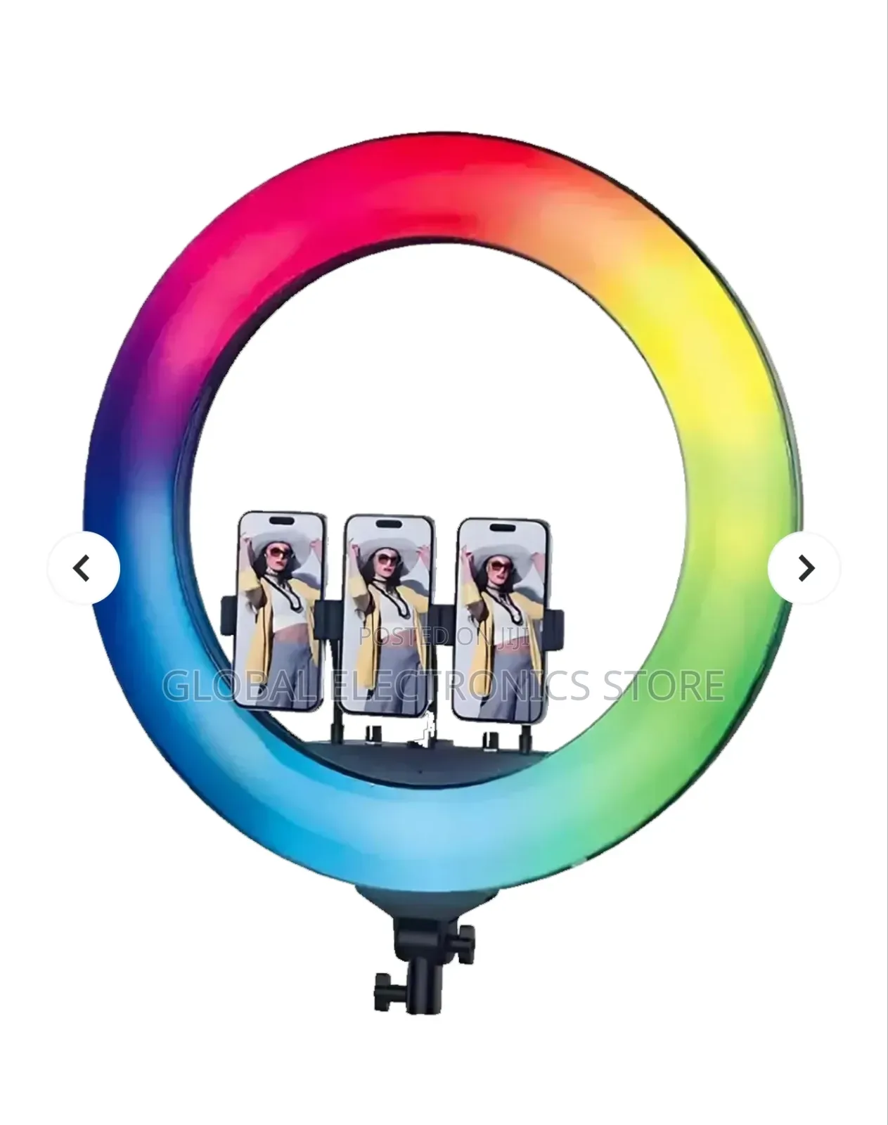 Plokama Live-R56 Pro Soft Ring Light (560mm - RGB - Remote Control)