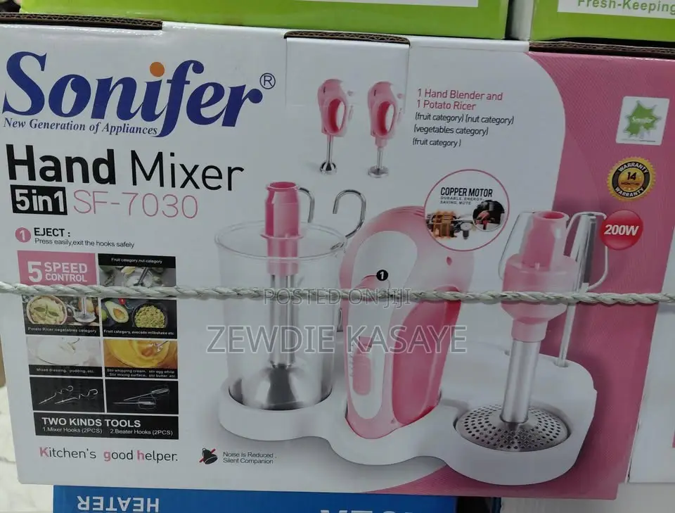 Sonifer 5in1 Hand Blender Mixer