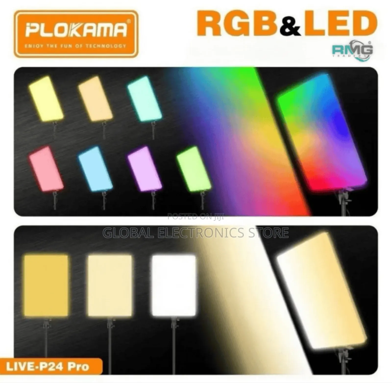 Original Plokama Live-P19 Pro RGB Panel Fill Light