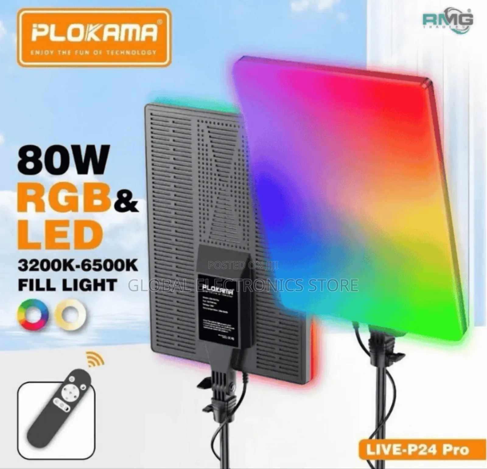 Original Plokama Live-P19 Pro RGB Panel Fill Light