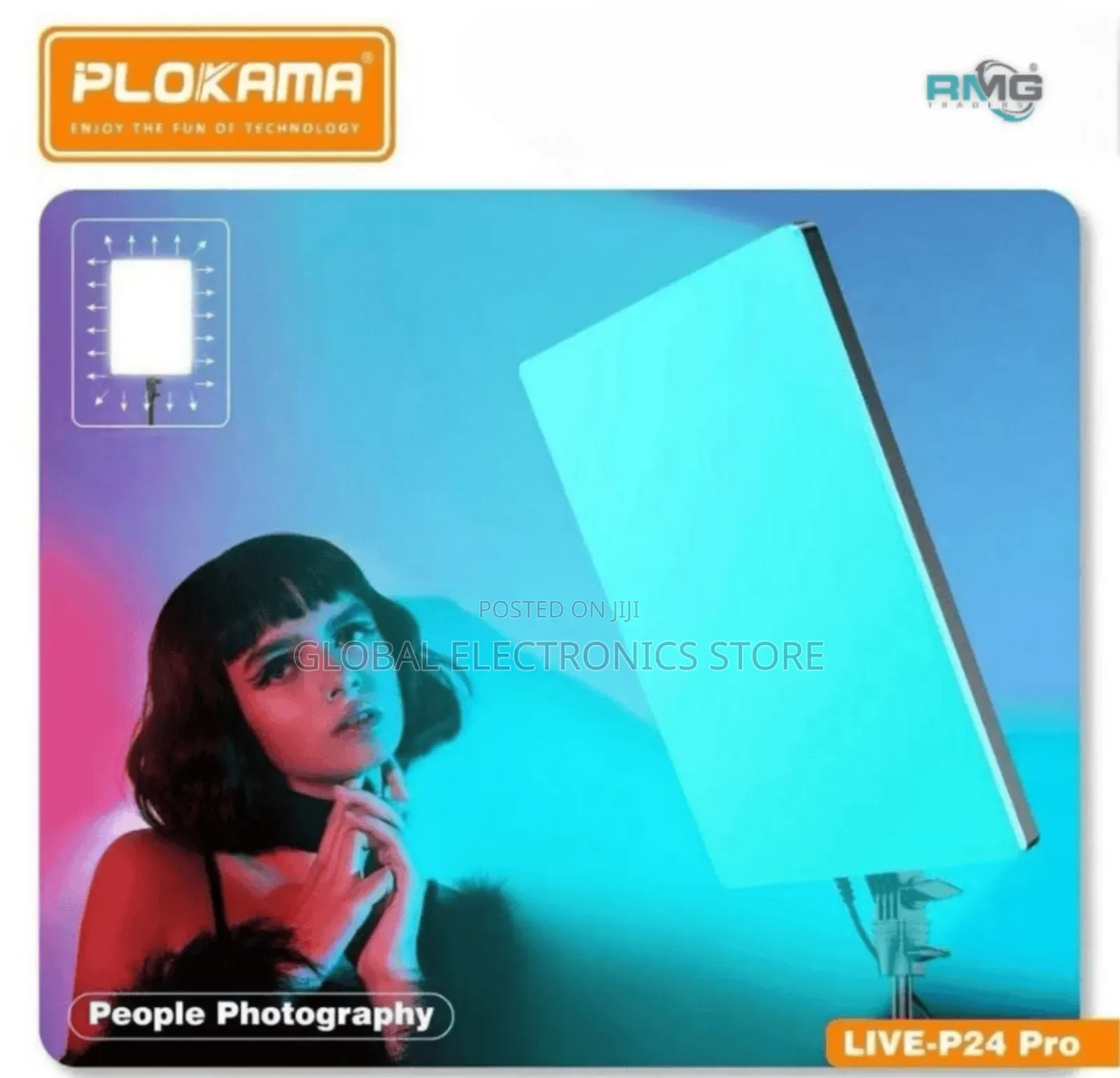 Original Plokama Live-P19 Pro RGB Panel Fill Light