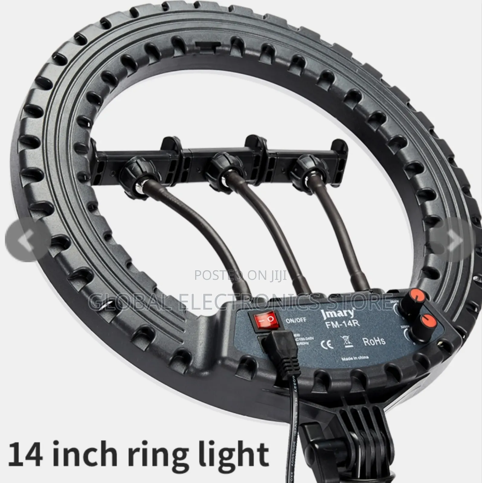 Jmary 14 Inch Fm-14r Professional Dimmable Led Light Ring Light