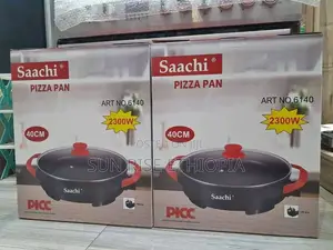 Saachi Electric Ceramic Pizza Pan የፒዛ መጋገሪያ ምጣድ 40 Cm 44 Cm