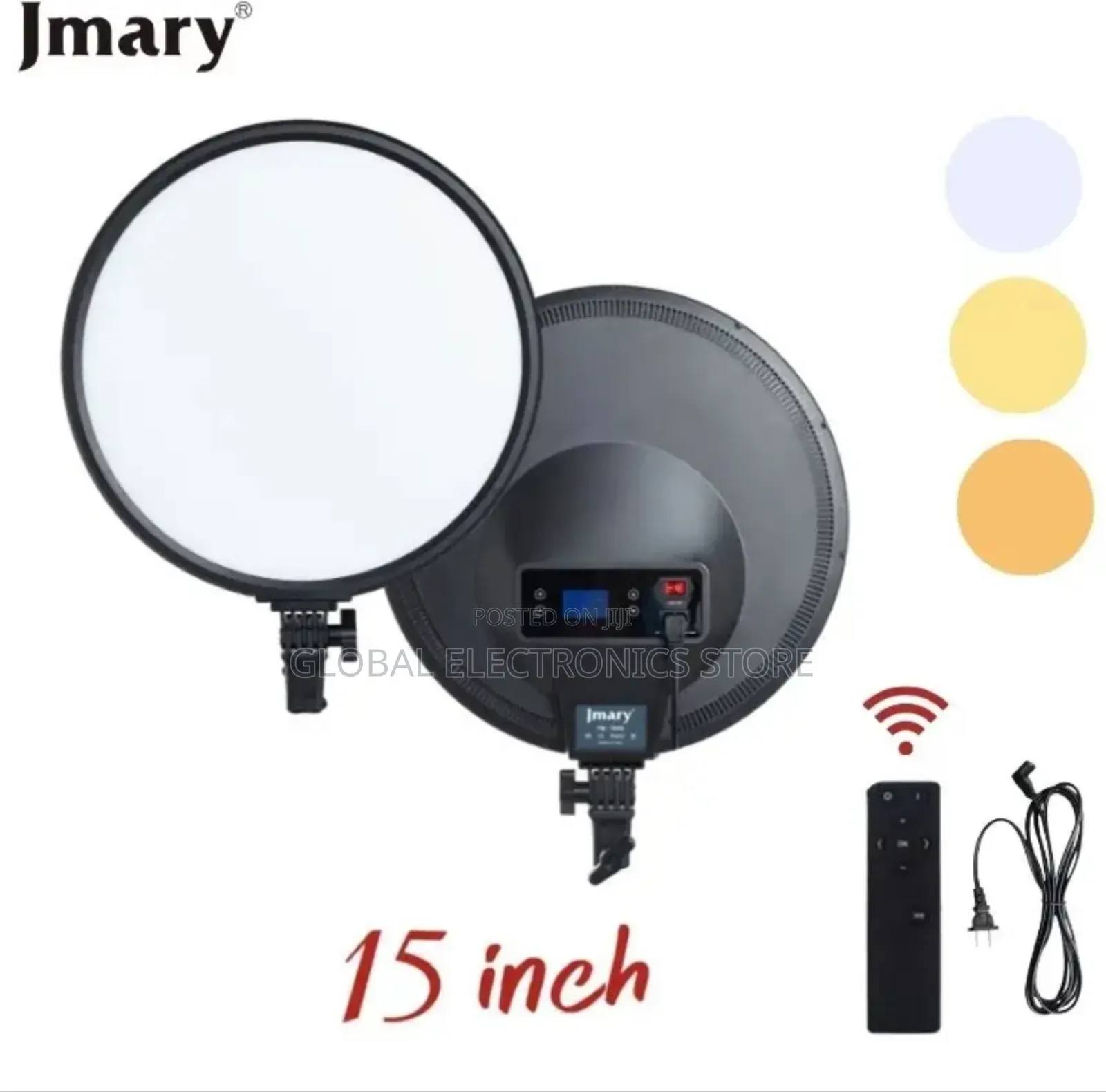 Jmary 15inch Panel Photography Light With Remote