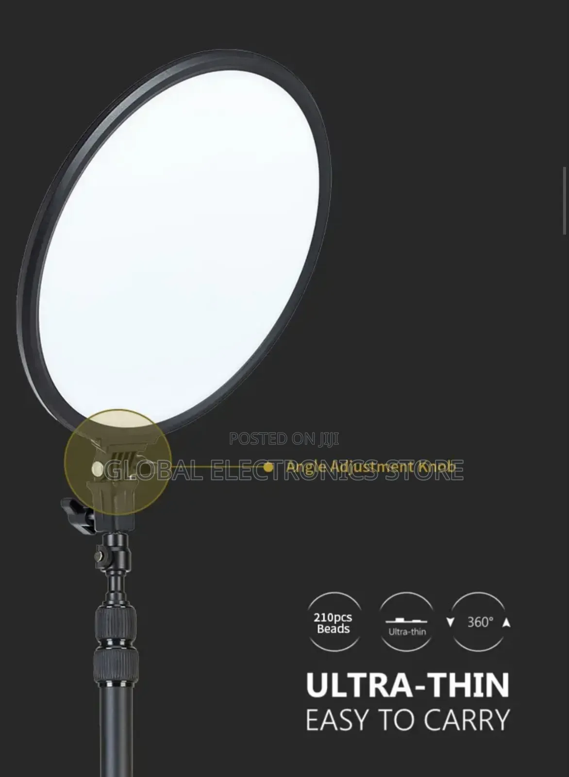 Jmary 15inch Panel Photography Light With Remote