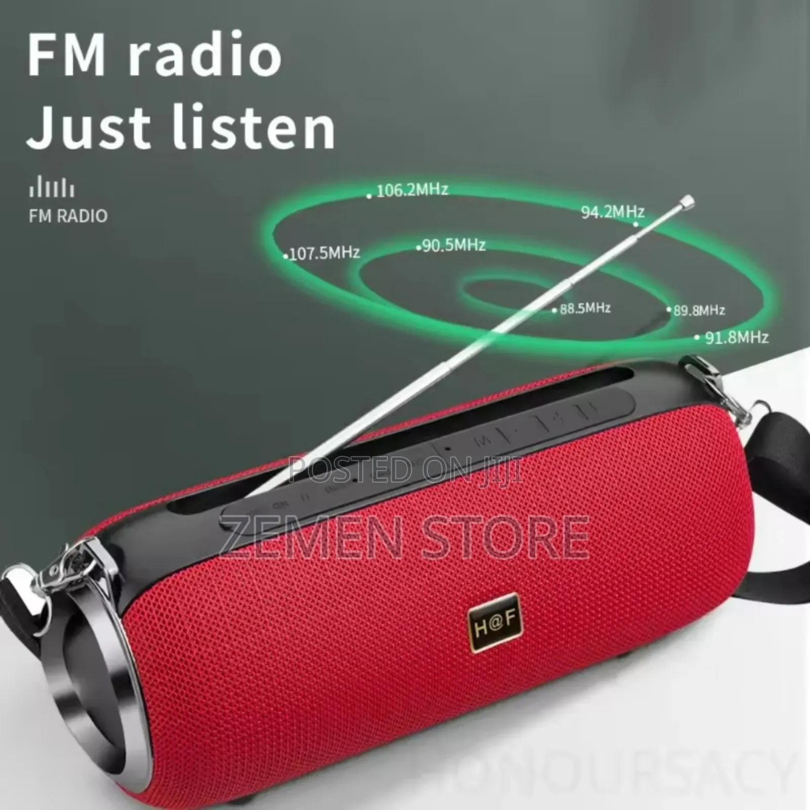 Lp-v16 Solar Wireless Speaker: በፀሐይ የሚሰራ ኳኳታ ያለው ስፒከር