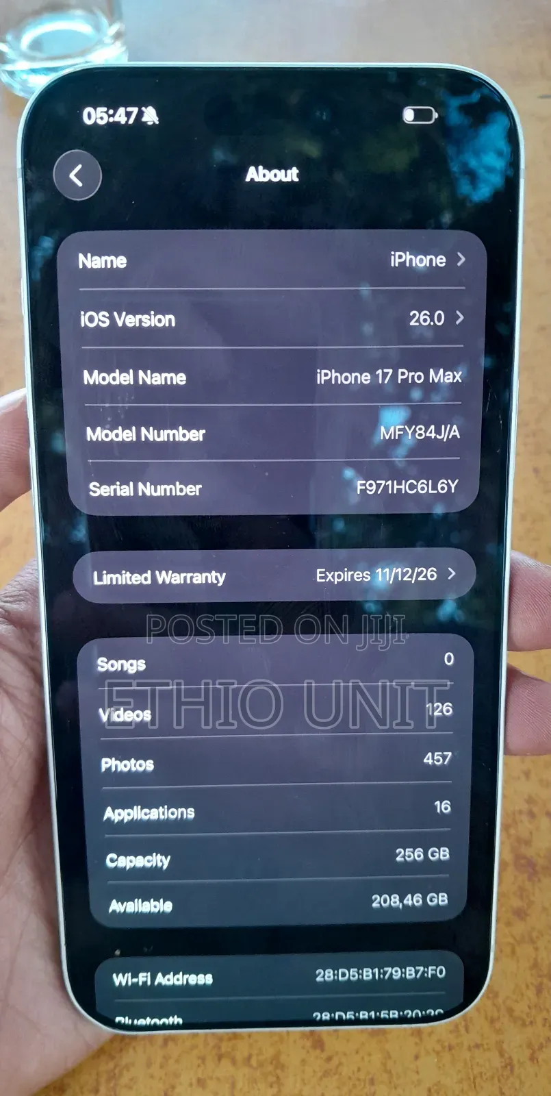 Apple iPhone 17 Pro Max 256 GB Silver