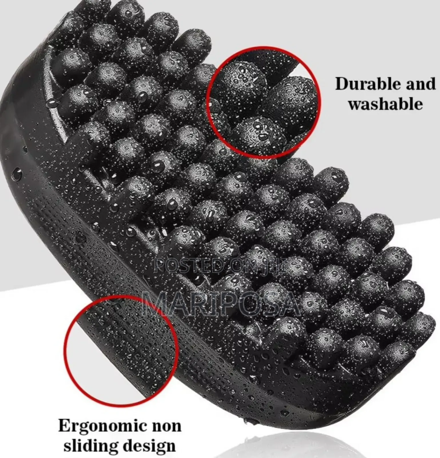 Rubber Twist and Curl Brush
