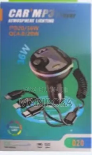 3in1 Car Charger and Mp3 Player