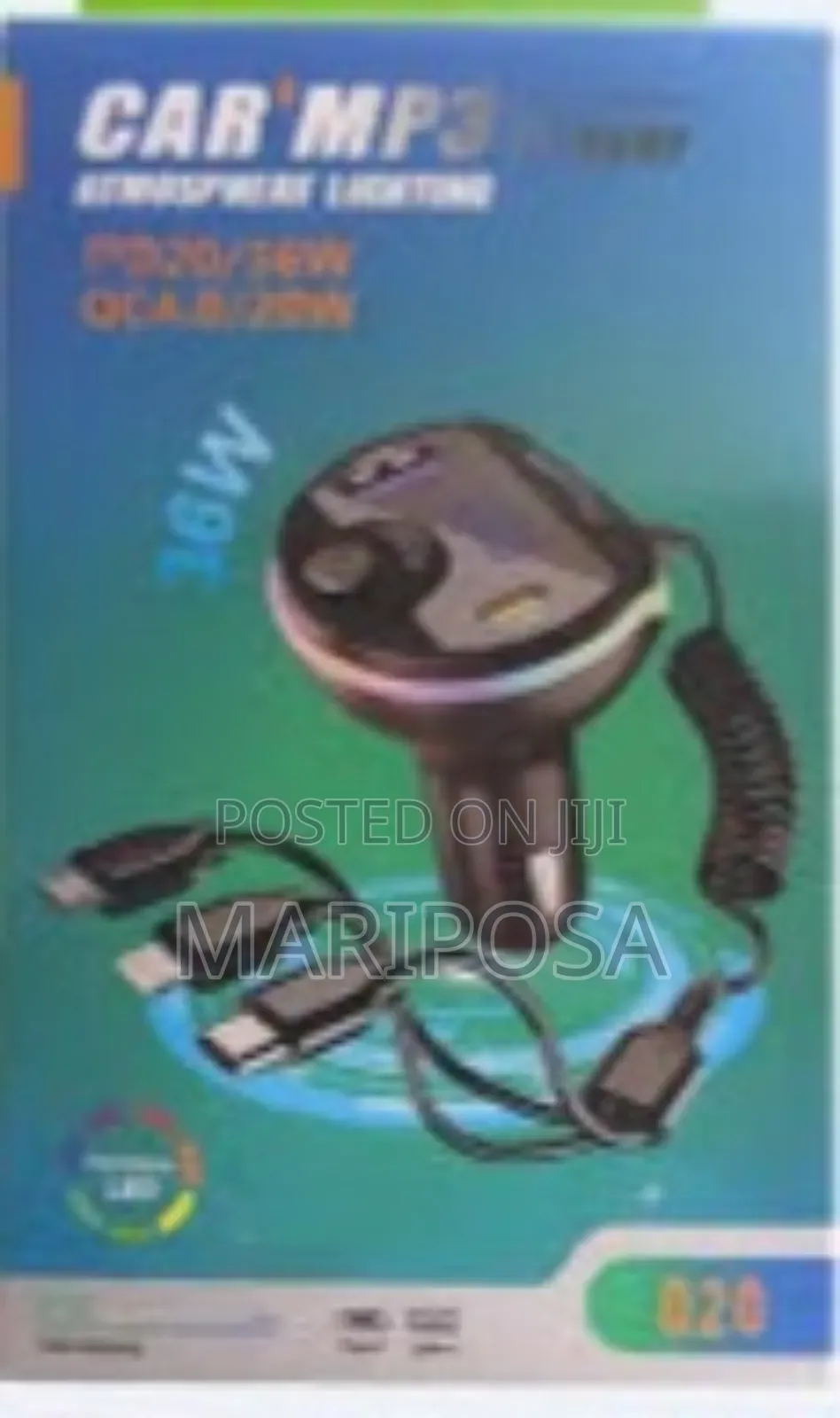 3in1 Car Charger and Mp3 Player