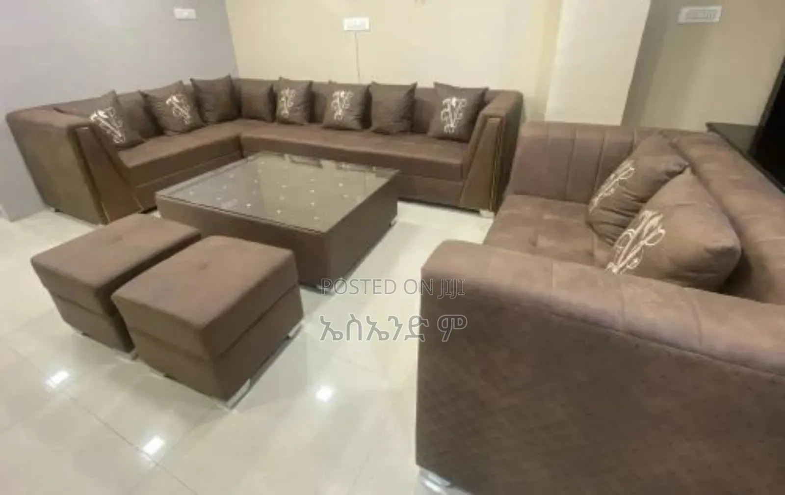 Englishroll Sofa Design With Table Fully Leather