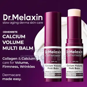 Dr. Melaxin Calcium Balm መልቲ ባልም መስመሮችን ገጽታ ለመቀነስ እና ደረቅ አካባቢዎችን ለማራስ