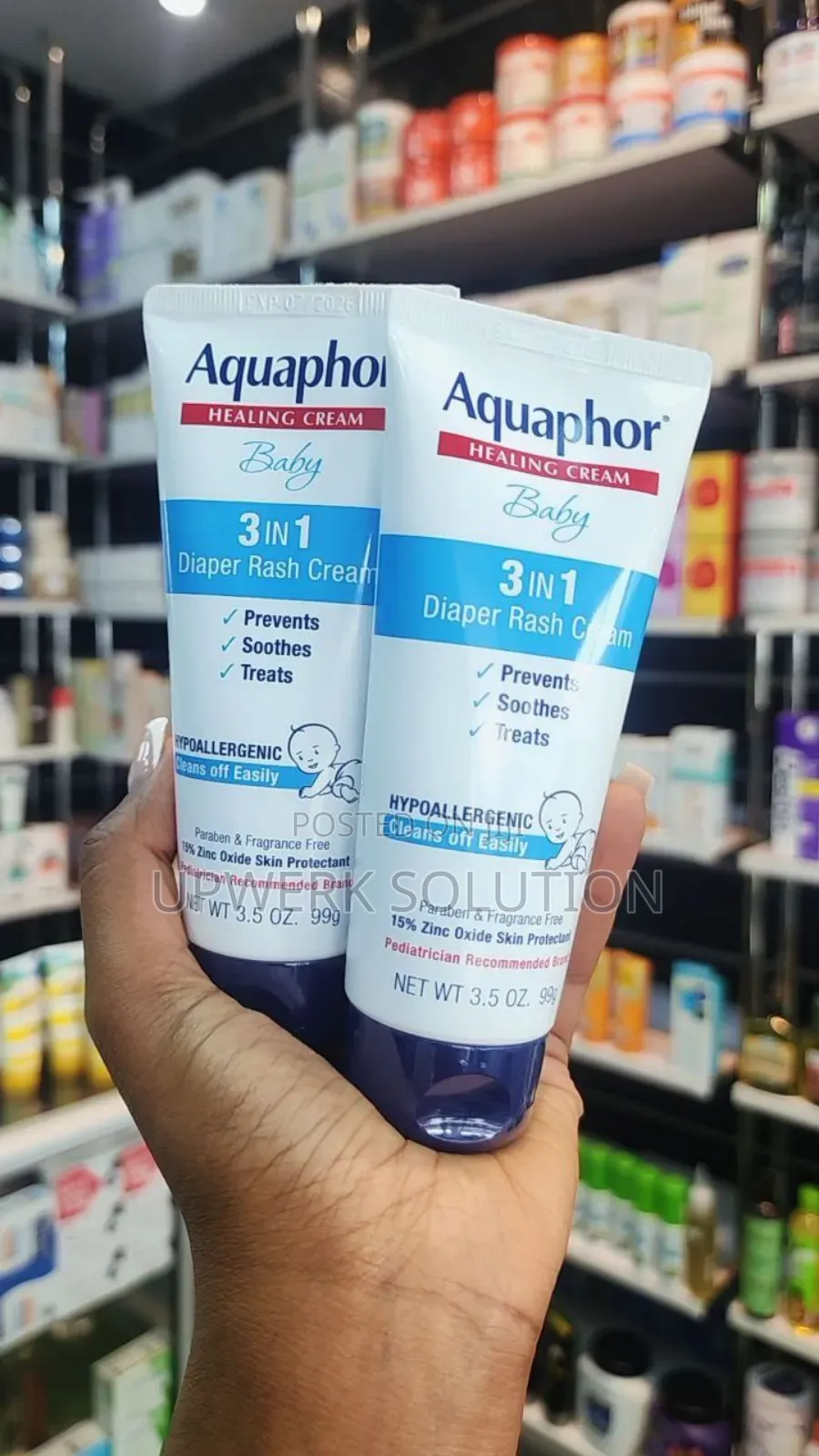 Aquaphor Healing Baby Cream – Diaper Rash Cream
