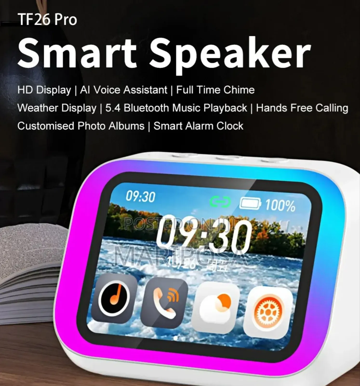 Touch Screen Smart Speaker