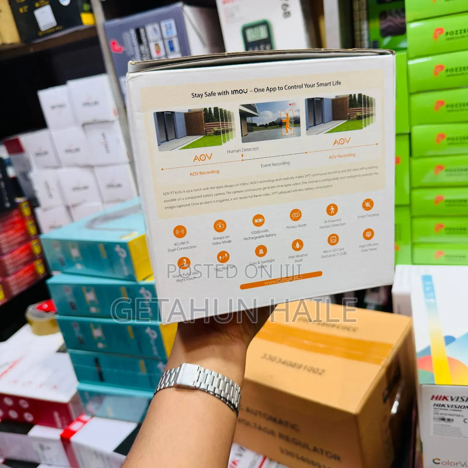 Imou Aov Pt Camera (4g Wifi Solar Camera)