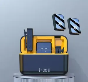 4 Mic Ena 1rx በአንድ ላይ የያዘ Collar Wireless Mic(With Full Accessiories)