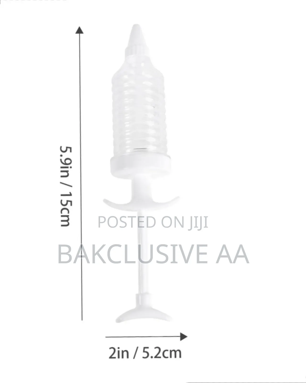 Cake Pipeing Syringe With 8 Nozzles