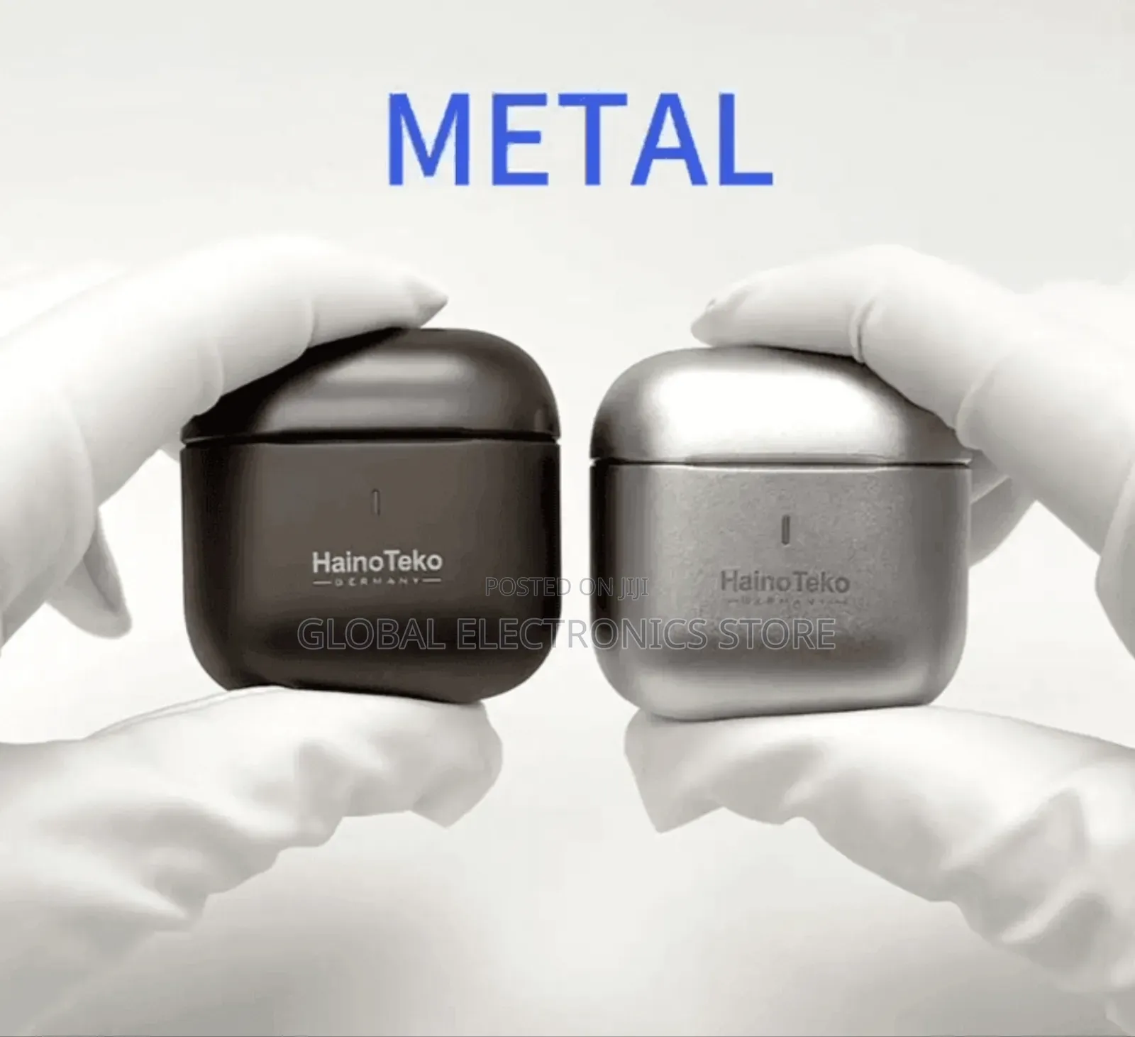 Original German Brand Dual Stereo Earbuds With Metal Case