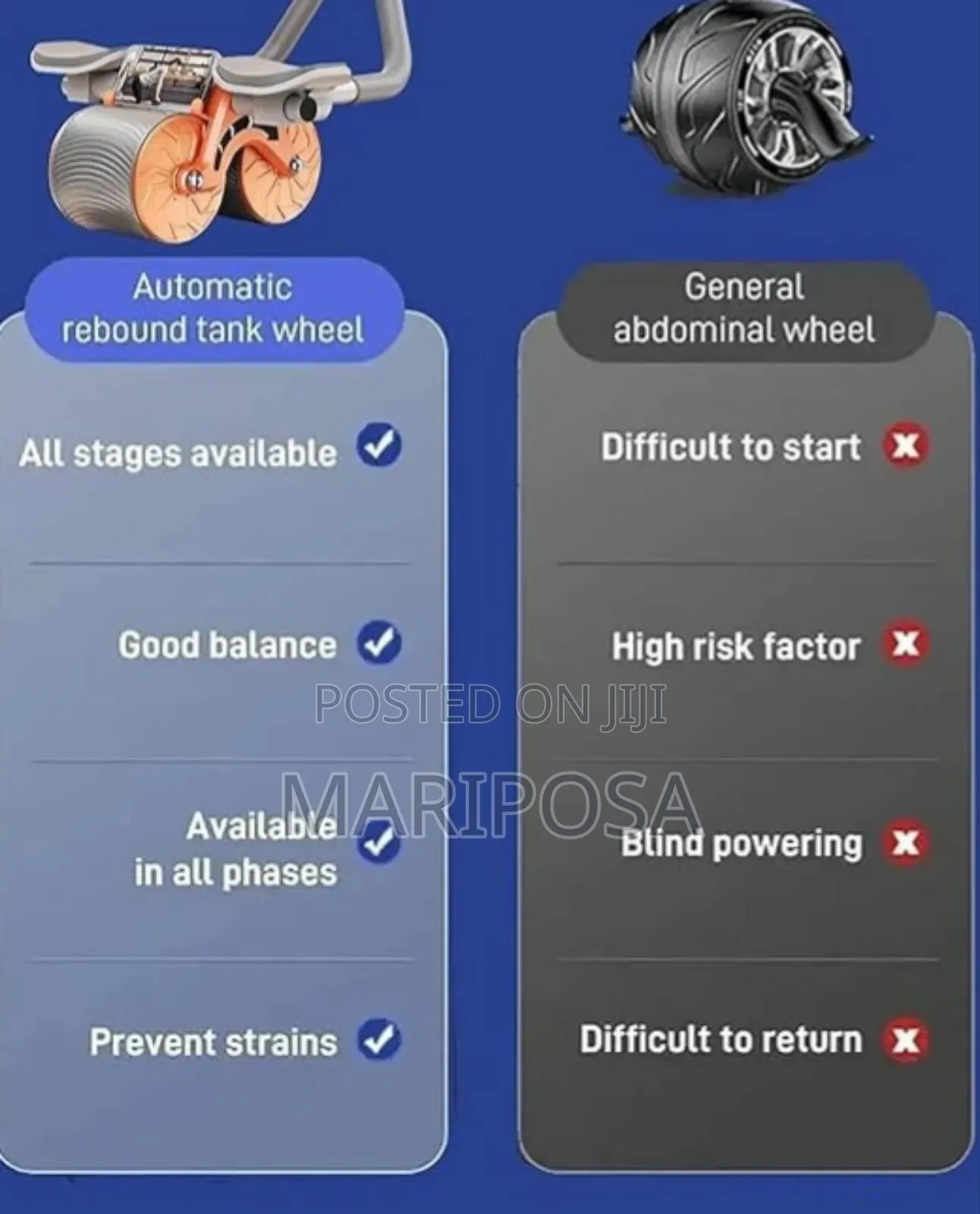 Automatic Rebound Abdomen Wheel