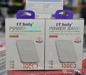 ለአየያዝ ምቹ የሆነ Wireless Power Bank 10000mah (Super Fast Charging )