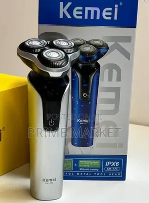 Kemei Km-773: Waterproof Electric Shaver. Perfect for Wet or Dry Use!