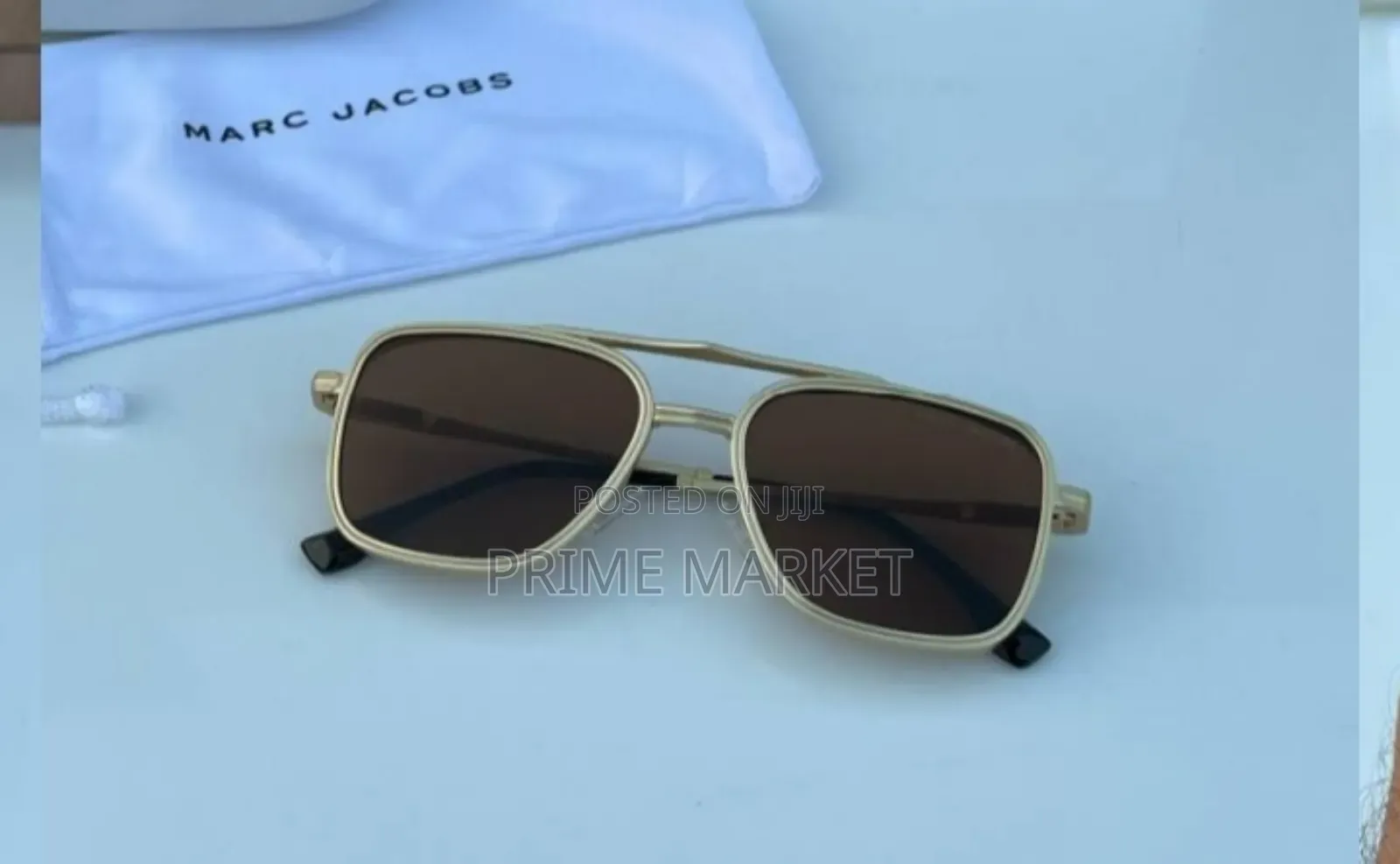 Marc Jacobs Gold Brown Sunglasses