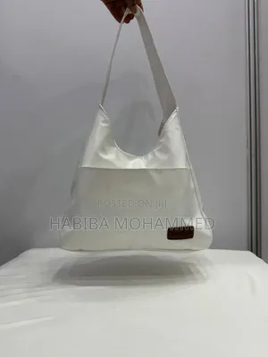 Hobo Bag Letter Patch Decor Vintage, Minimalist Style Women Bag