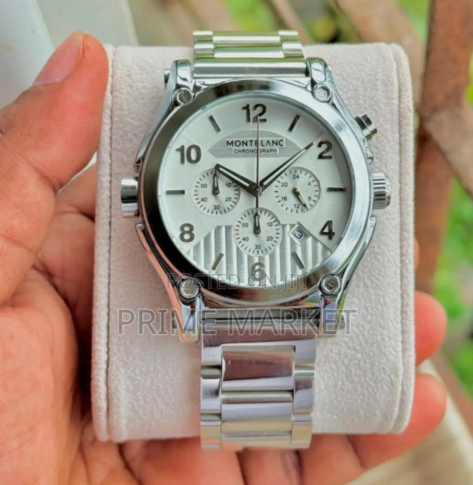 Montblanc Mens Metal Chrono Watch