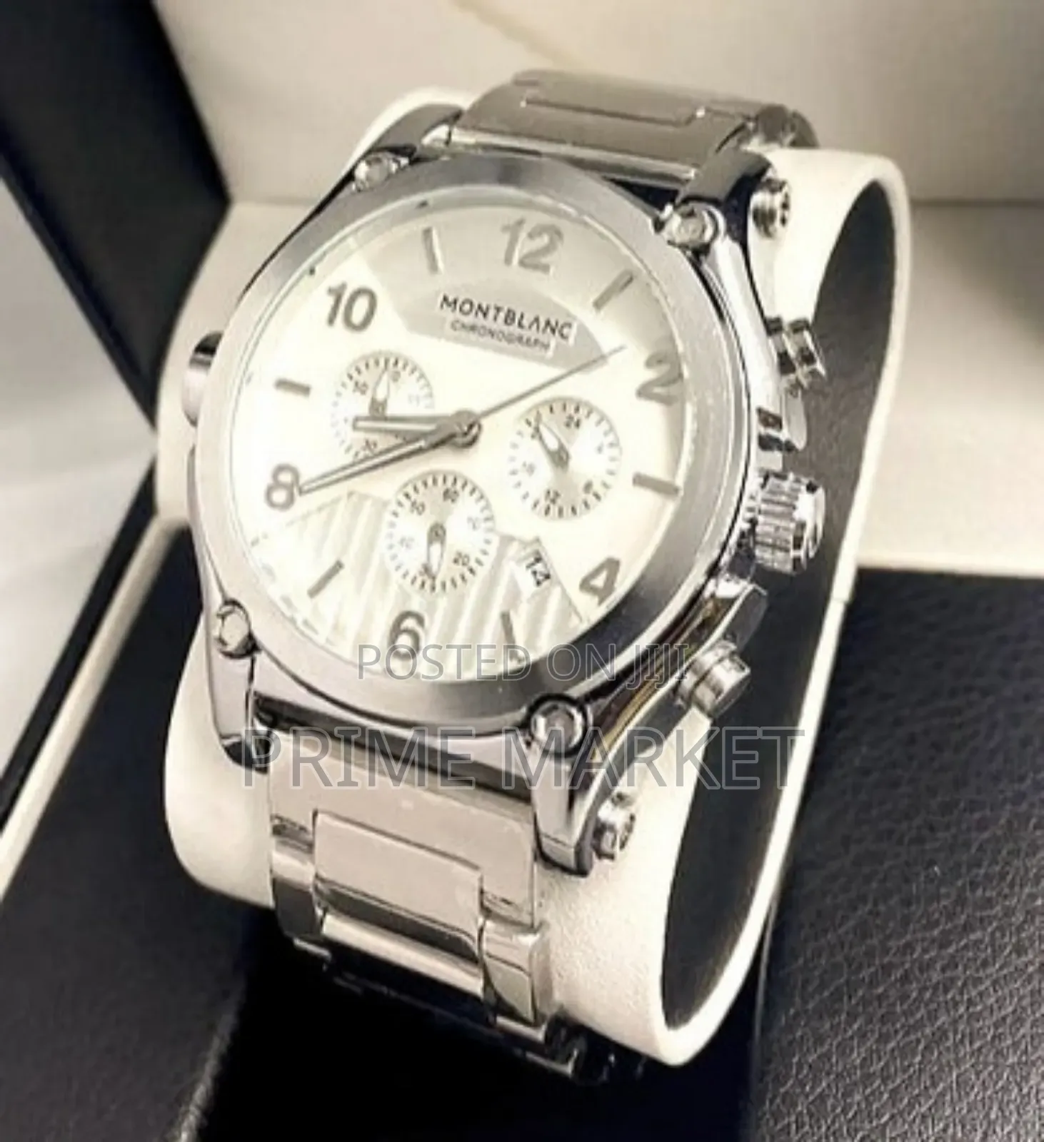 Montblanc Mens Metal Chrono Watch