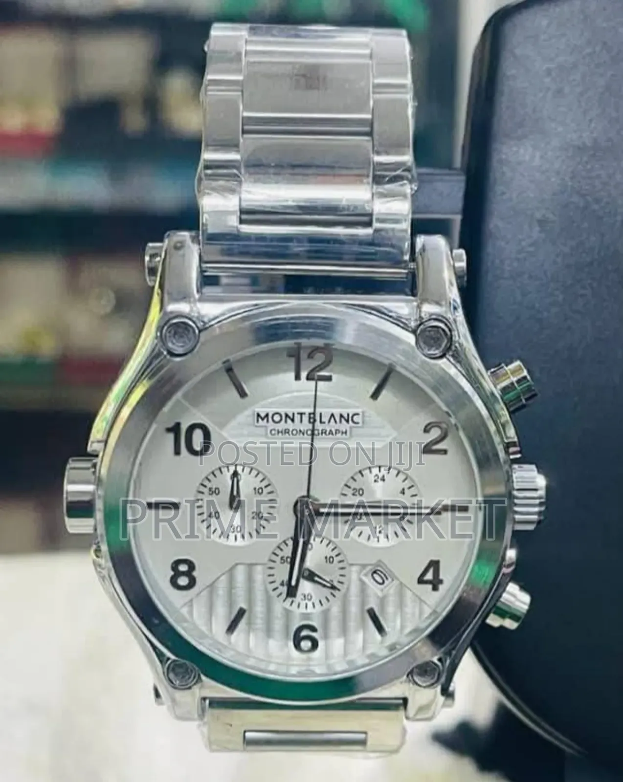 Montblanc Mens Metal Chrono Watch