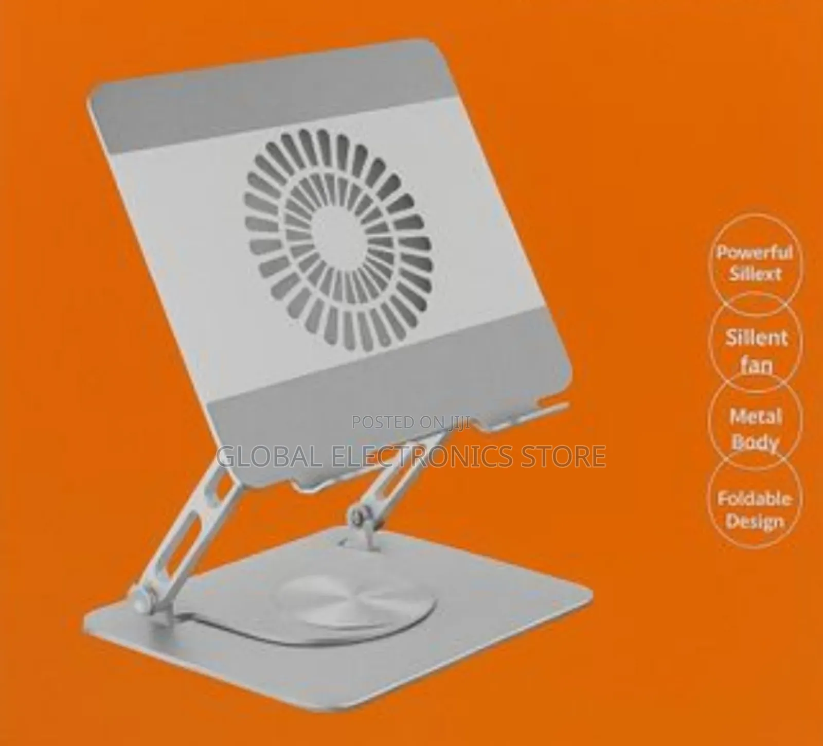 Multifunctional Laptop Stand With Built-in Silent Fan (Usb-Powered)