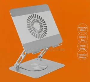 Multifunctional Laptop Stand With Built-in Silent Fan (Usb-Powered)