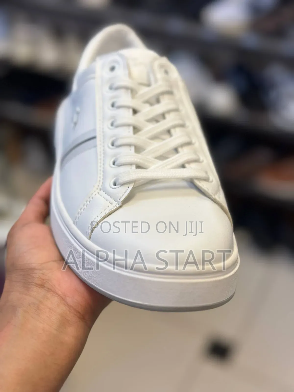 Lacoste High Master Quality Flat White Color