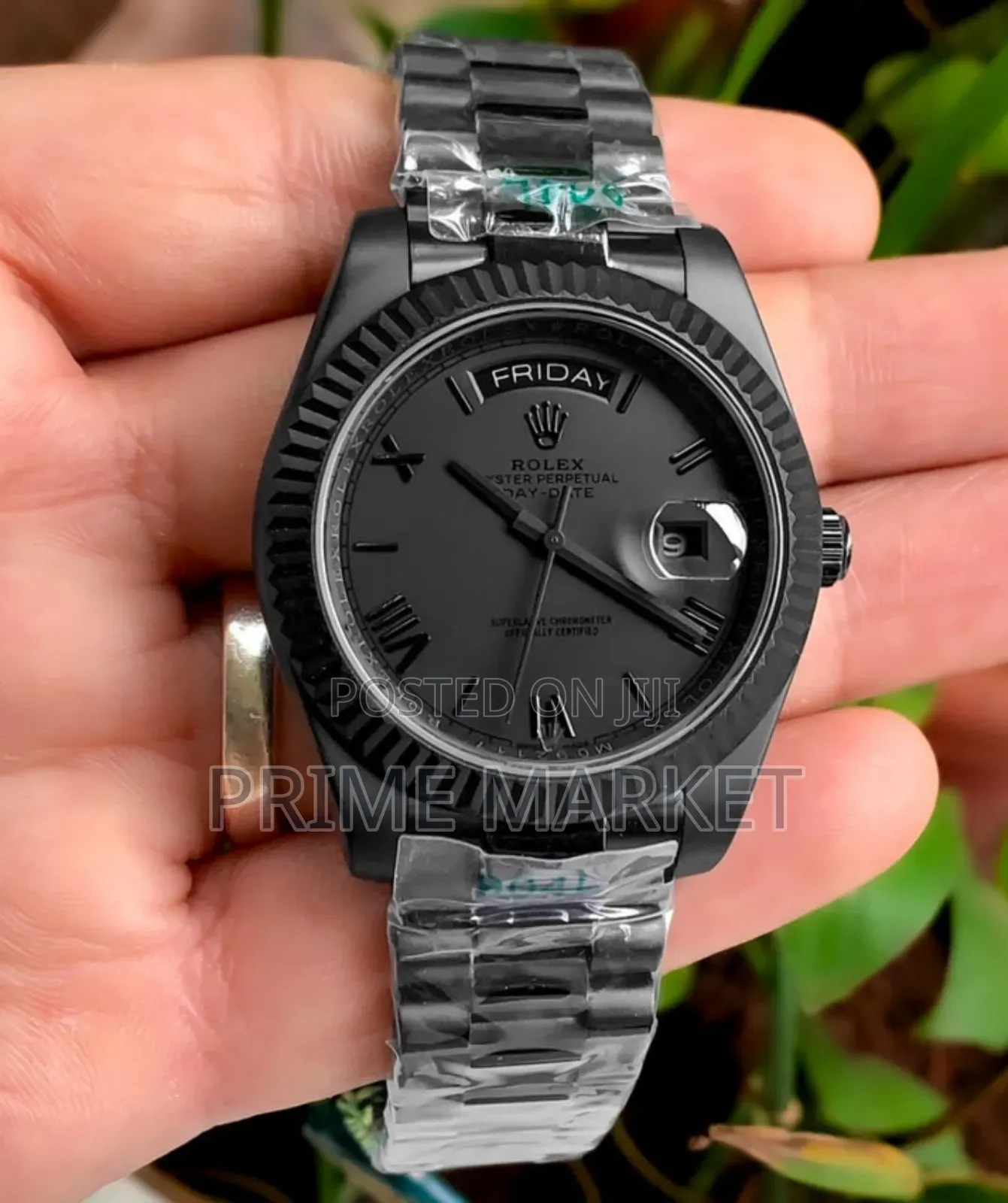 Rolex Day-Date Dark Black Men's Watch