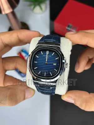 Patek Philippe Men's Watch – Blue Strap