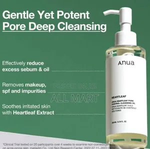 Restocked Items Anua Heartleaf Pore Control Cleansing Oil