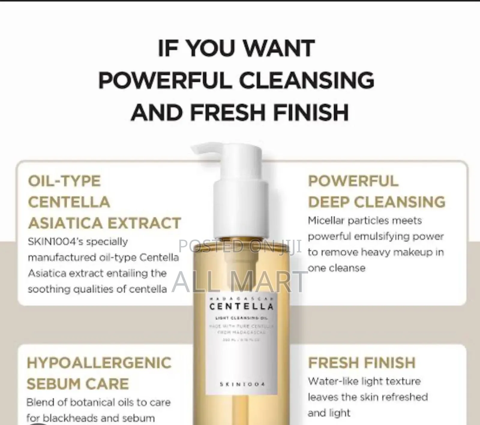 Skin1004 Madagascar Centella Light Cleansing Oil