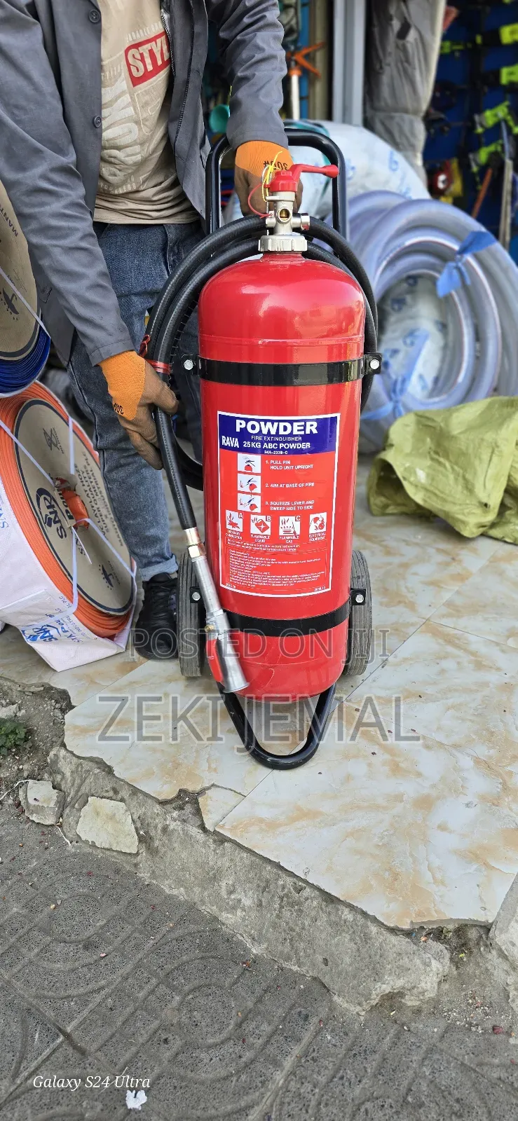 Fire Extinguisher 25kg Powder