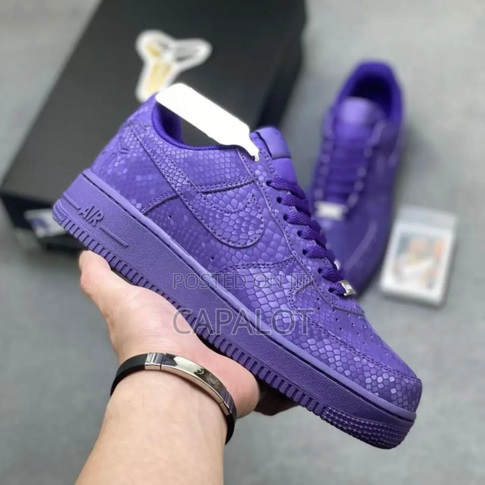 Air Force 1 Purple Snake Skin