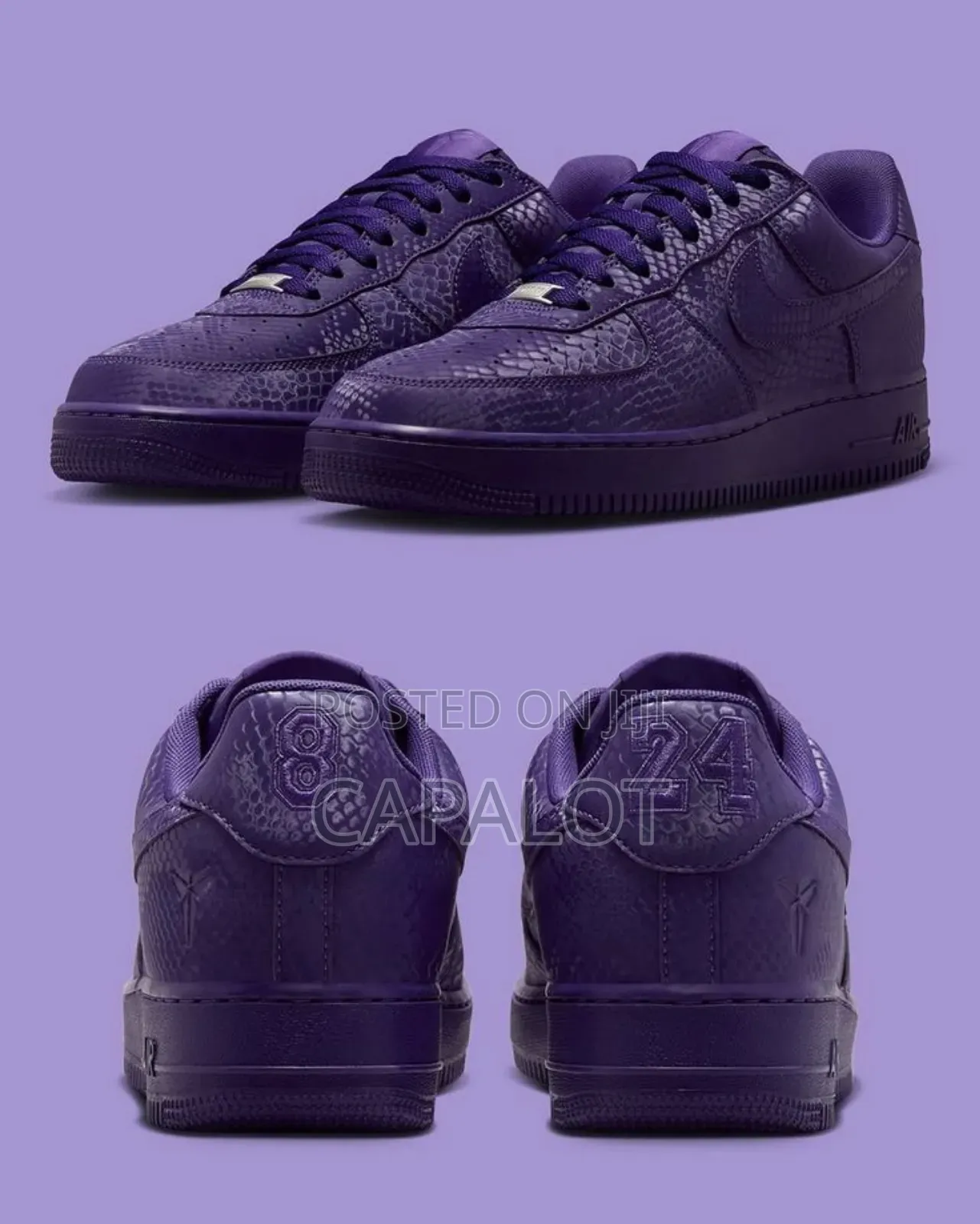 Air Force 1 Purple Snake Skin