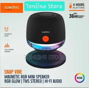 Porodo Magnetic Rgb Mini Speaker