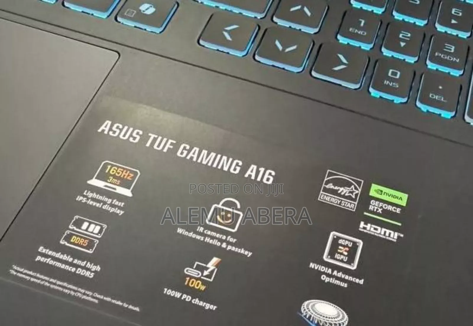 New Laptop Asus TUF Gaming A16 32GB AMD Ryzen 9 SSD 512GB