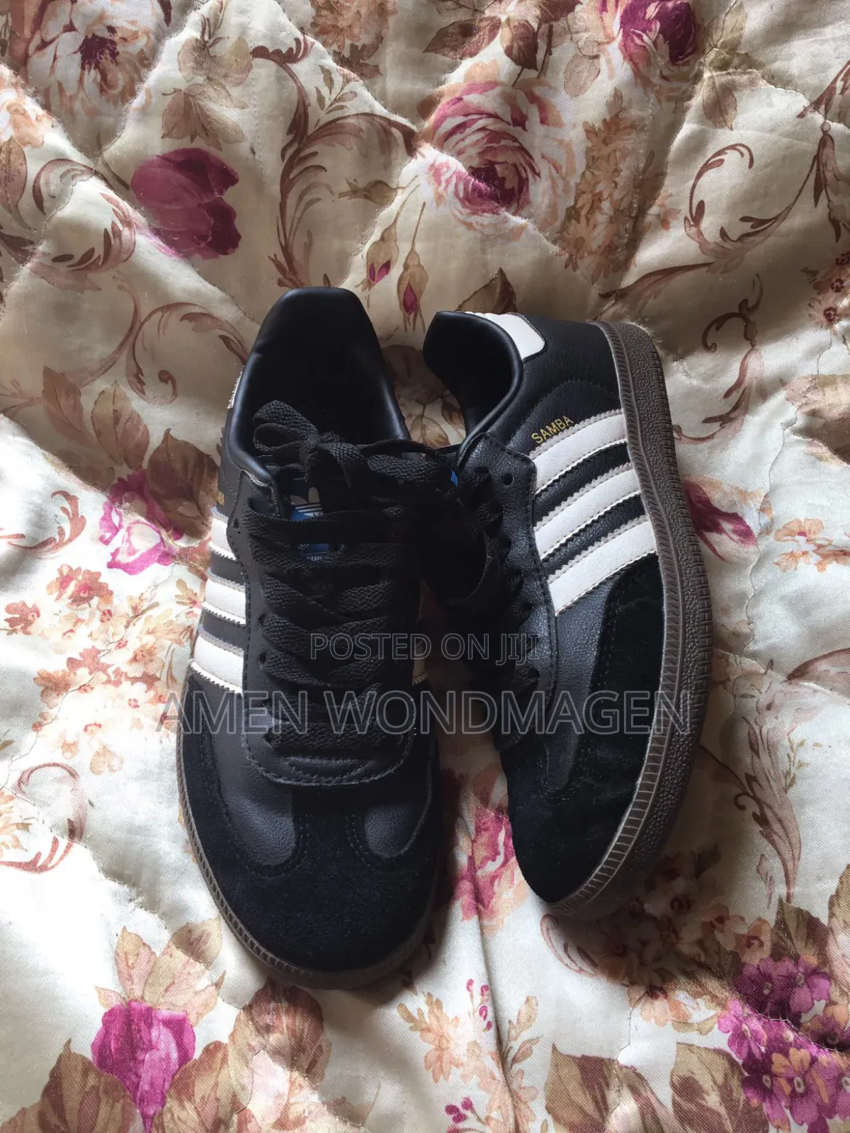 Black Adidas Samba Classic Sneakers