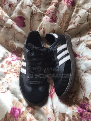 Black Adidas Samba Classic Sneakers